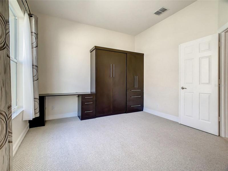 Den with double doors