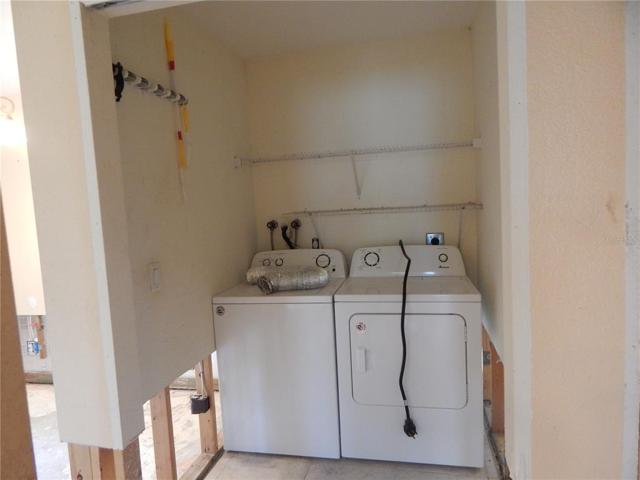 Inside laundry room