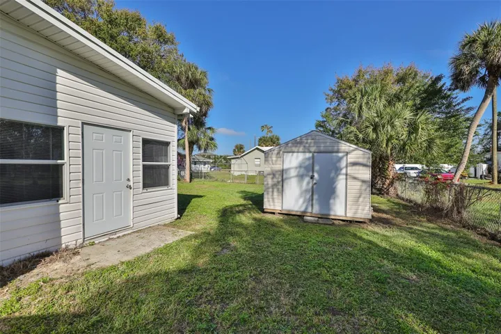 Backyard shed