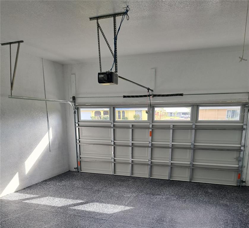 2 Car Garage with Epoxy Floors 