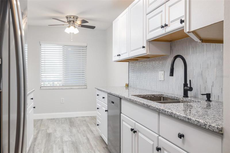 Kitchen with New Cabinets, Appliances, & Counters