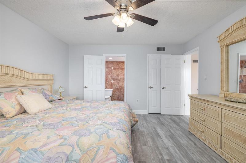 Master Bedroom with Walk In Closet
