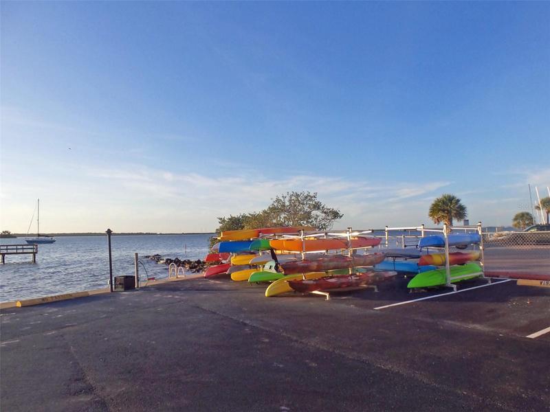 Kayak Storage & access to the Water