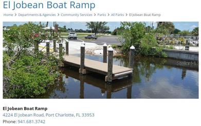 El Jobean boat ramp
