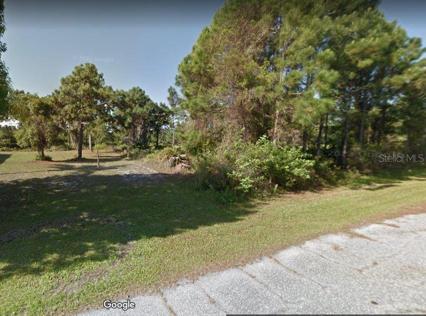 front of land