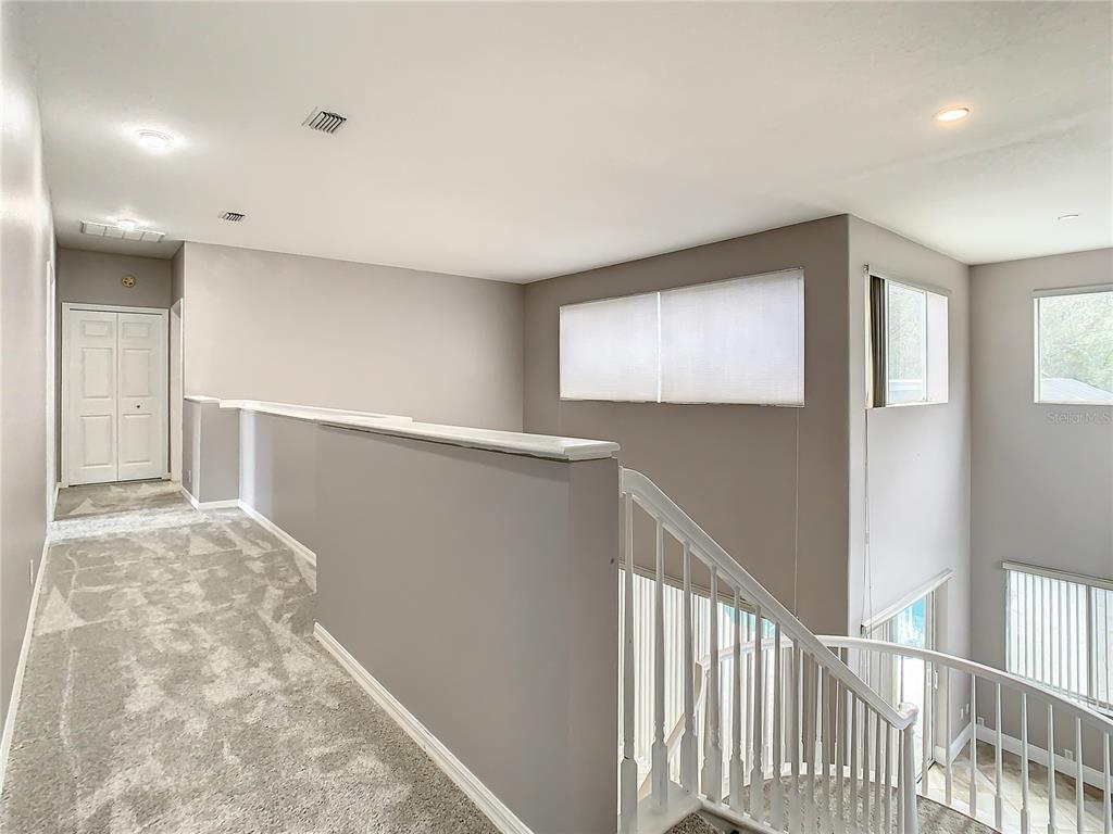 Upstairs hallway balcony