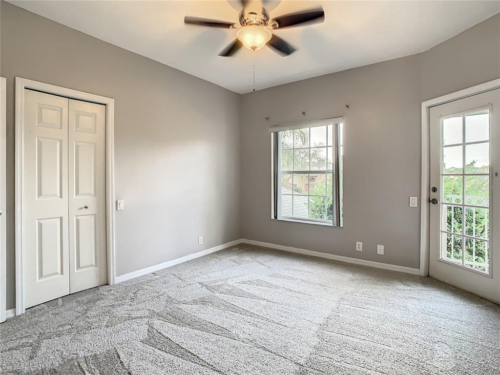 bedroom 2 door to exterior balcony