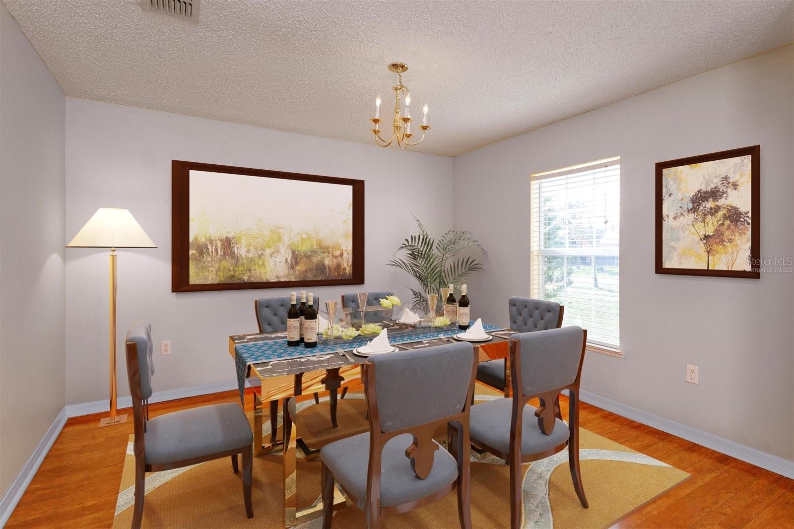 Dining Room Virtually Staged
