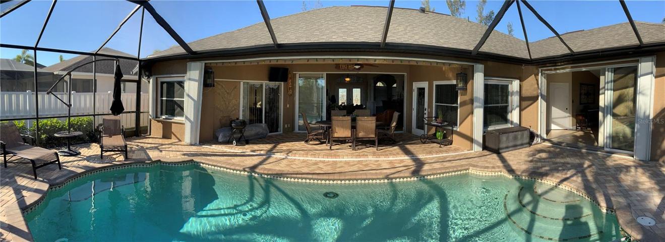 Pool area and lanai