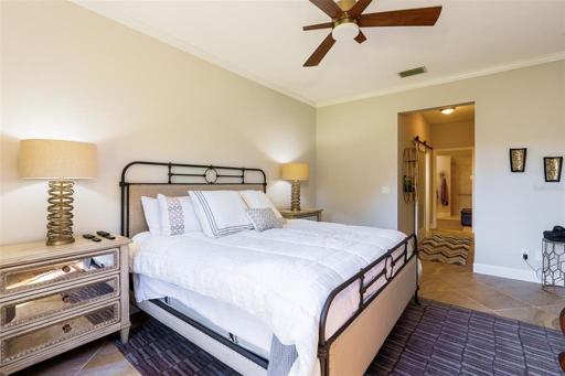 Master Suite with ensuite bath and walk-in closet