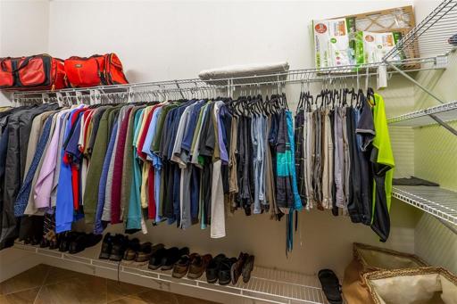 large walk in closet