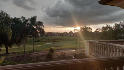 Sunset in West Facing Back Yard