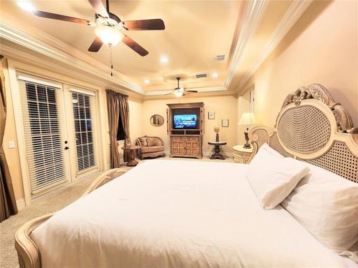 2nd Floor Master Suite Bedroom 2 Dimensions (14x23) Bedroom has Double Doors that Lead to 2nd Floor Covered Balcony
