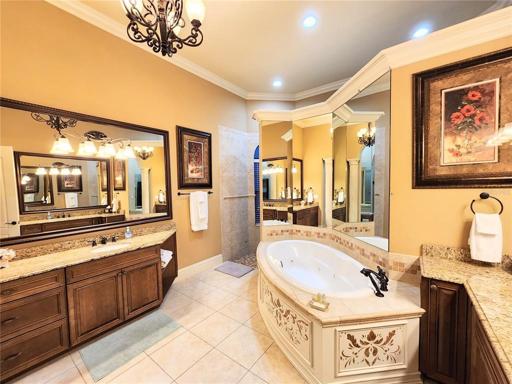 1st Floor Master Suite Bathroom 1    Dimensions (13x16)