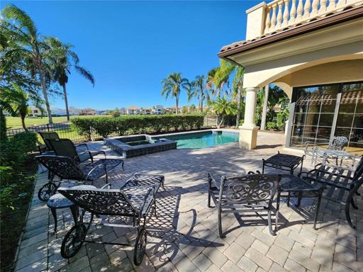 Pool Patio Golf View