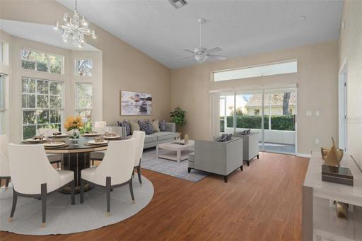 LIVING ROOM VIRTUALLY STAGED