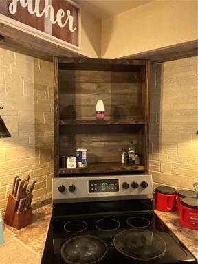 Nice Stove Shelving