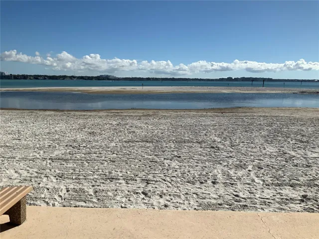 Private beach view