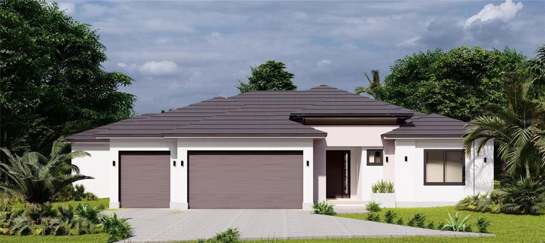 Artist rendering of completed home