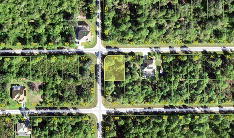 Newer homes nearby.