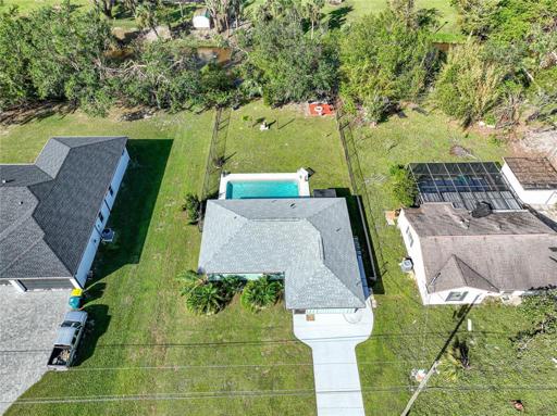 Overhead View of Property