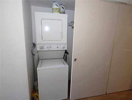 Washer and Dryer Closet