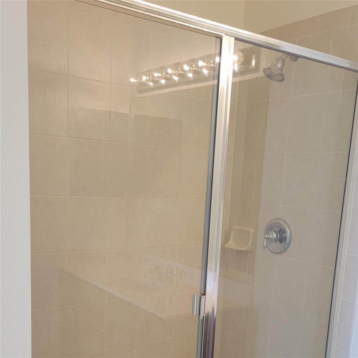 Master shower
