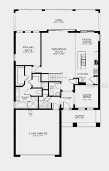 Structural options added to 10559 Tranquil Meadow Loop include: gourmet kitchen, outdoor kitchen rough-in, 8' interior doors, and pocket sliding glass door.