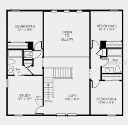 Structural options added to 10559 Tranquil Meadow Loop include: gourmet kitchen, outdoor kitchen rough-in, 8' interior doors, and pocket sliding glass door.