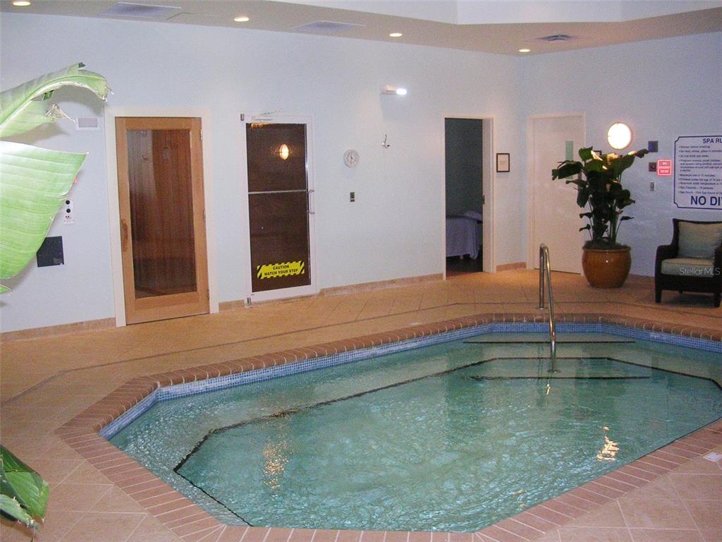 Indoor Hot Tub, Sauna and Steam Room
