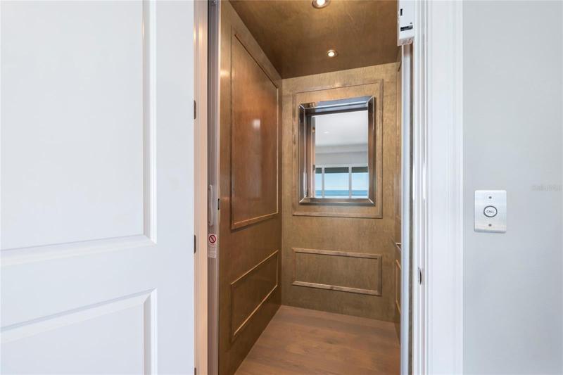 Elevator to all levels. Finished with custom applications.