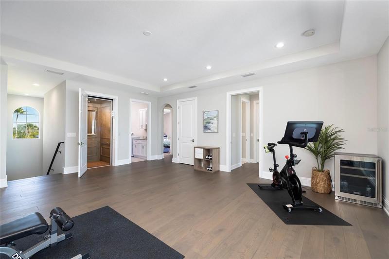 Second floor family room-elevator goes to this level.