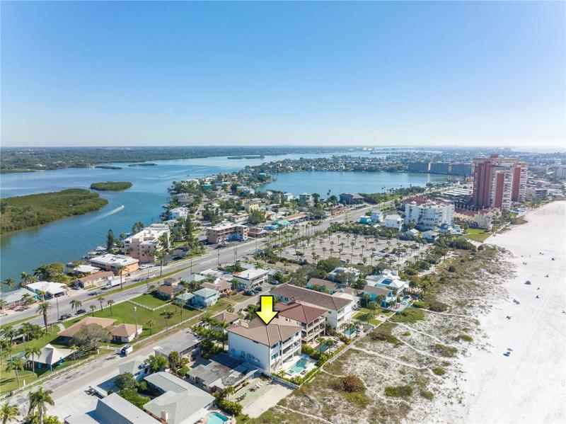 Looking to the South you will see the Intracoastal