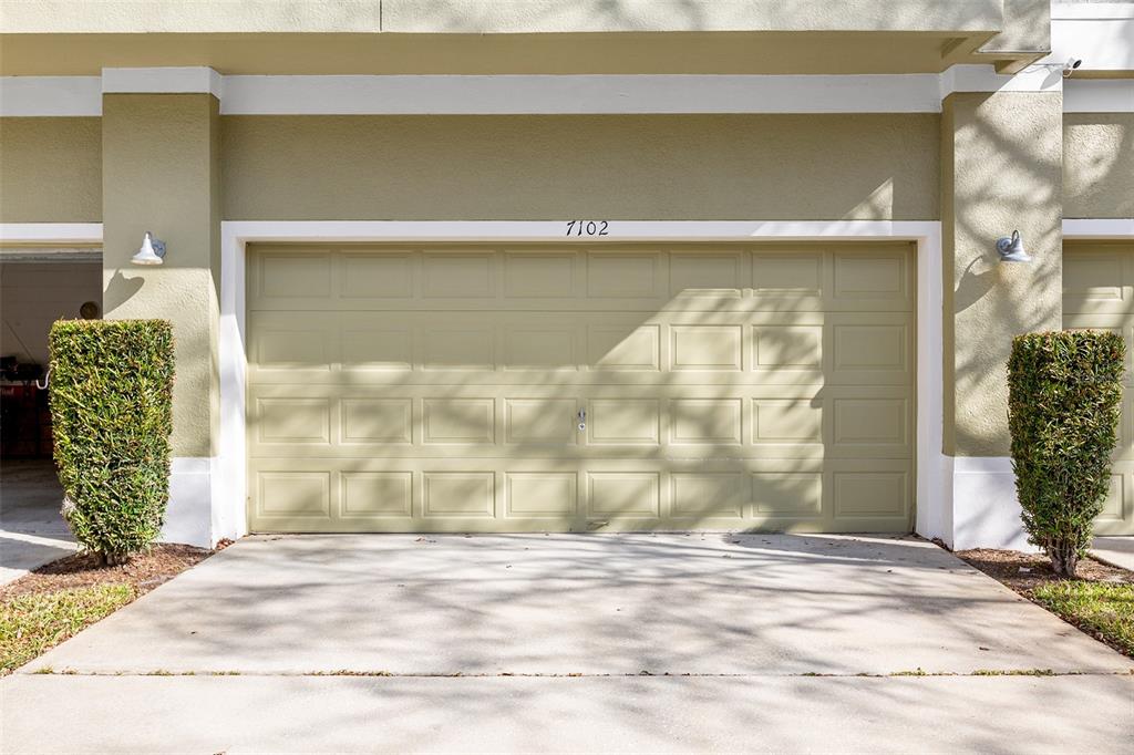 Rear View - 2 Car Garage