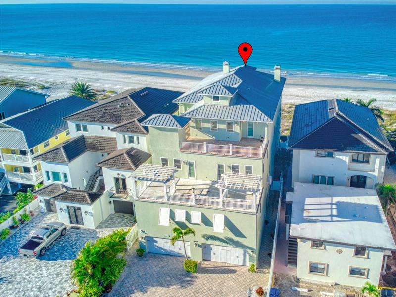 Located on a private street off of Gulf Blvd