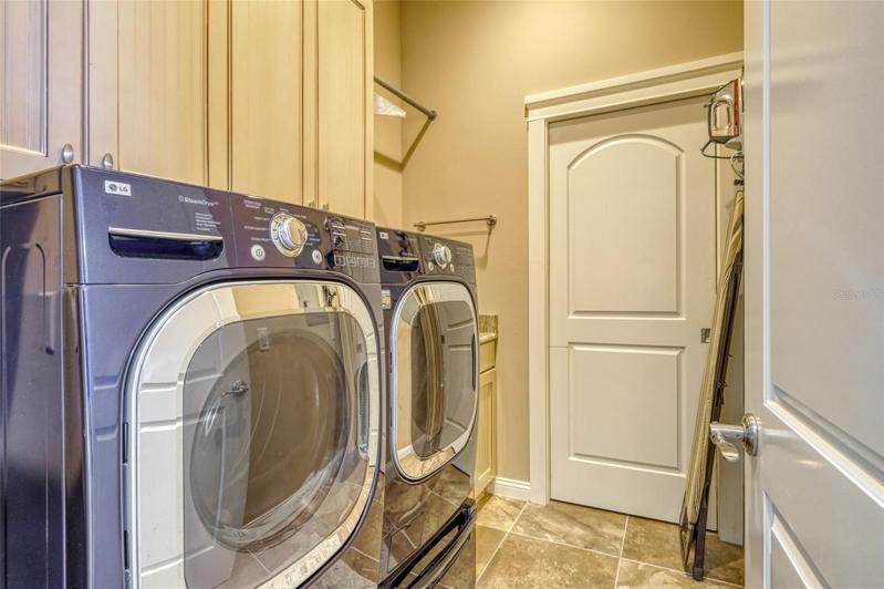 Washer and Dryer in Master Suite