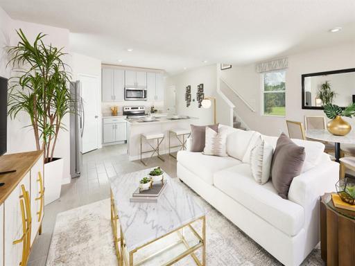 Photo is not of the actual home, but is an inspirational photo of builder’s model home and may depict options, furnishings, and/or decorator features that are not included
