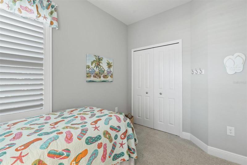 CLOSET IN GUEST BEDROOM