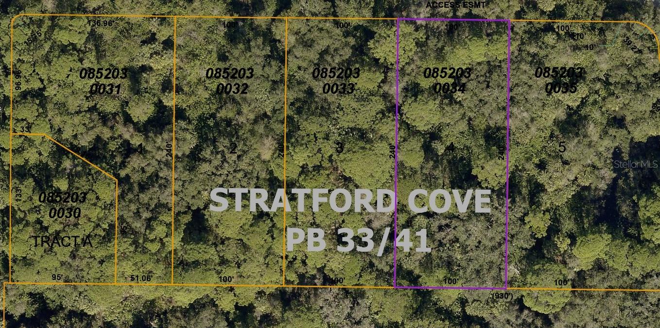 Lot 4. Property Lines are an approximation