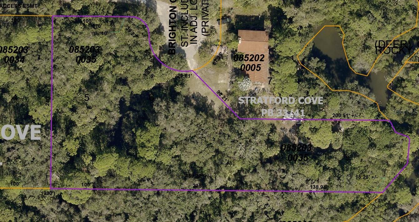 Lots 5-7. Property Lines are an approximation