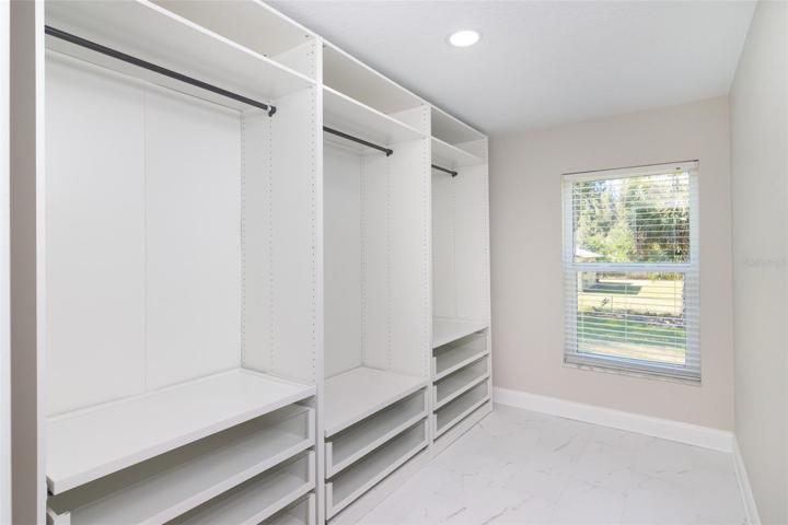 His and Hers separate walk in closets