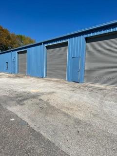 Outside of large warehouse