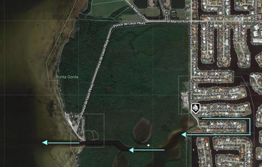 12,980 sq. ft. OVERSIZED PREMIUM SAILBOAT LOT - plus wide easement that expands your property's reach to the street.