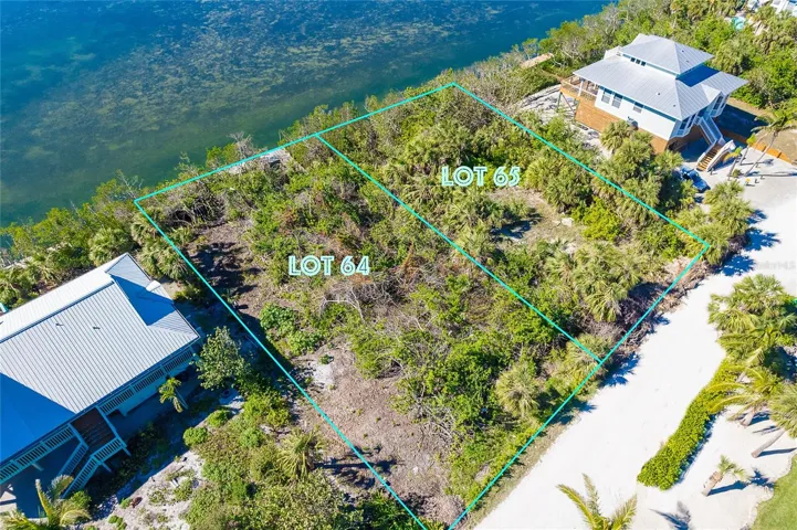Aerial 471 and 461 Kettle Harbor Drive.