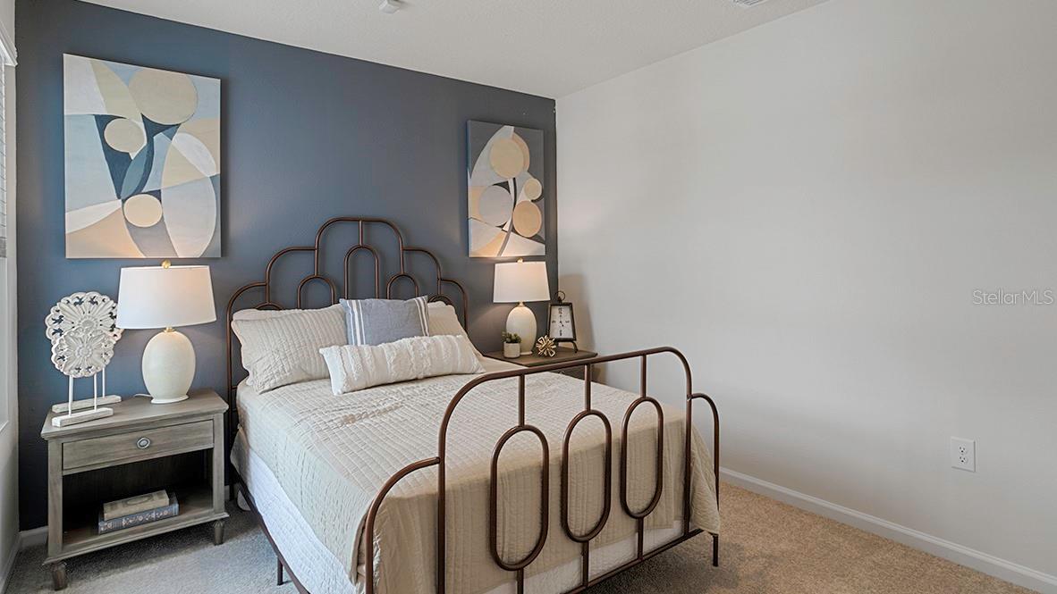 Photos are of a model home.