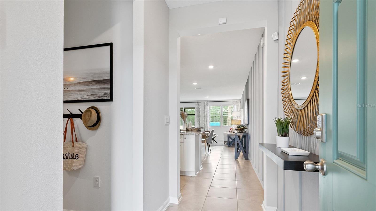 Photos are of a model home.