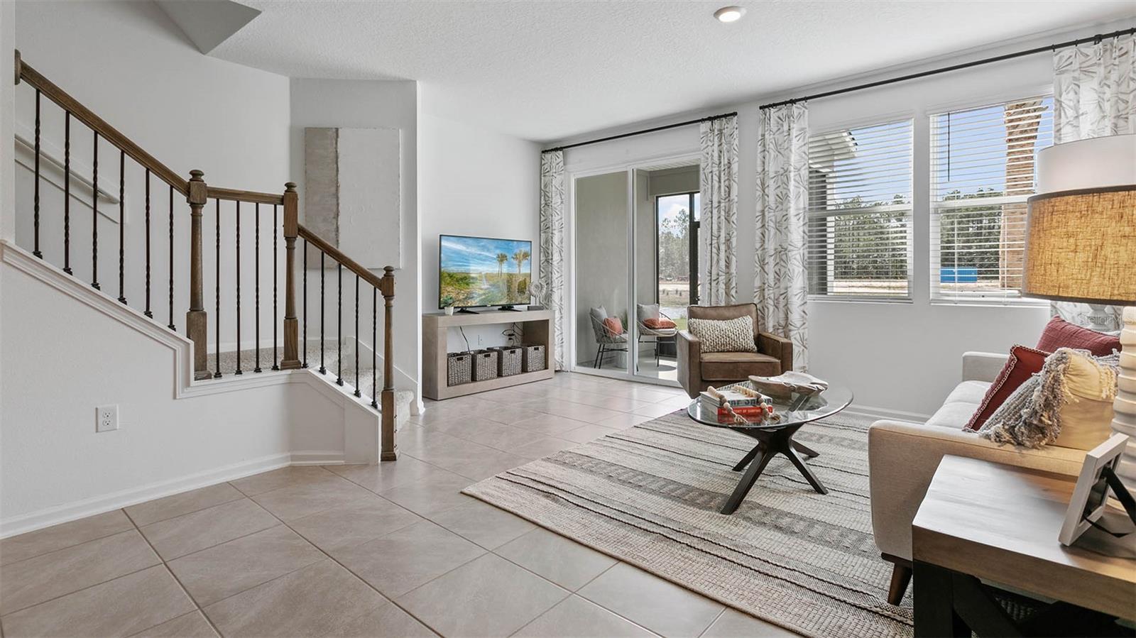Photos are of a model home.