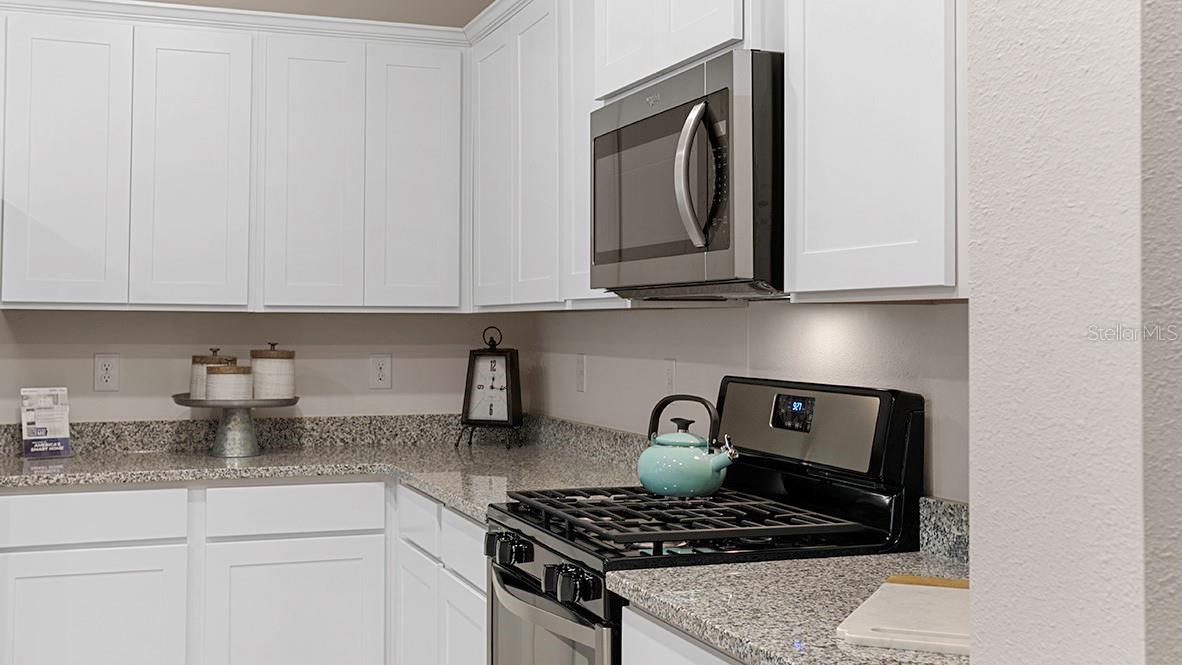 Photos are of a model home.