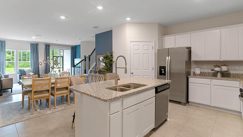 Photos are of a model home.