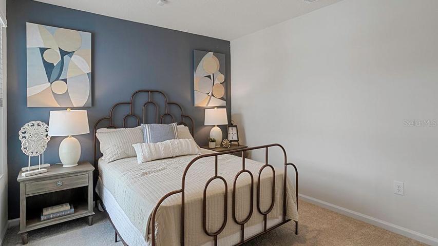 Photos are of a model home.